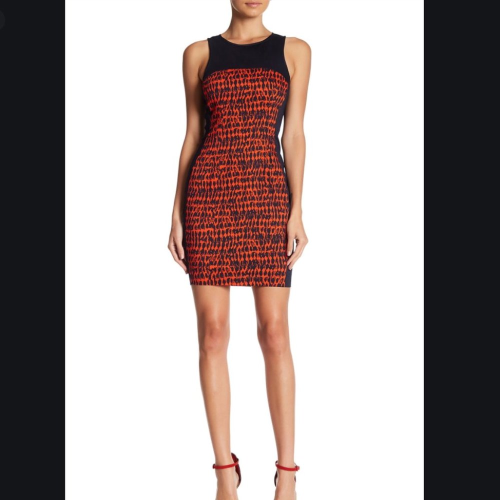 French Connection Sateen Sheath Dress